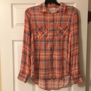 Aeropostale Long sleeve Burton down shirt, Lace